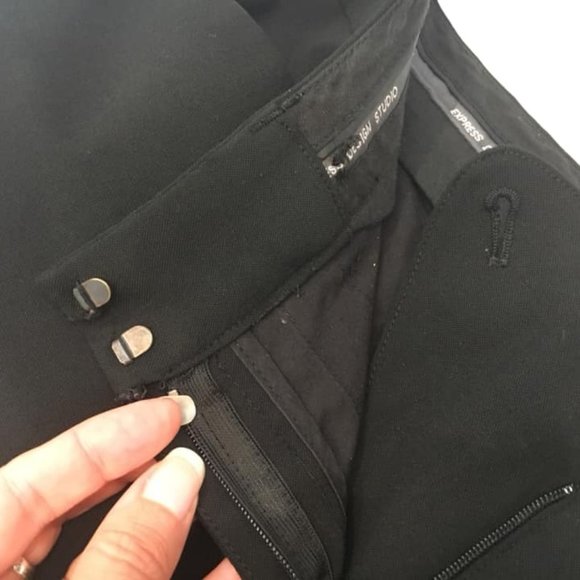 Express Low Rise Editor Pants w/ Cuff bottom - Picture 6 of 13